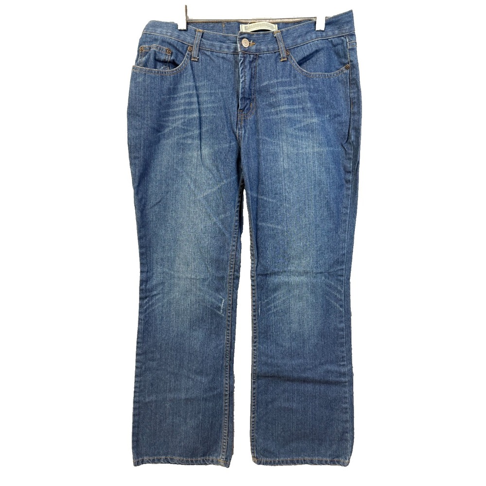 Express Precision Fit Riot Siren Vintage-Style 100%‎ Cotton Blue Jeans  size 12